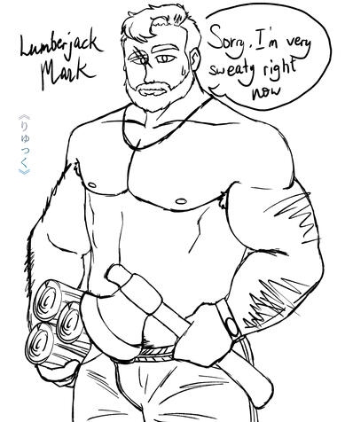 Coral Island Mark Shirtless ver